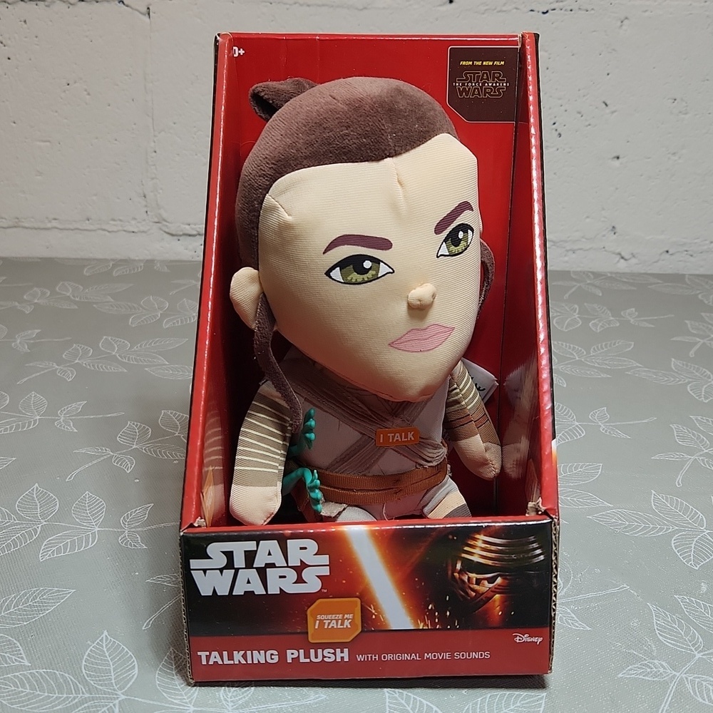 Star Wars The Force Awakens Rey Talking Plush
